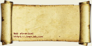 Jovana Bobić vizit kartica